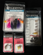 Lot of Superfly Flies Premium Grab n' Go Flyfishing Lures Wet Fly Trout