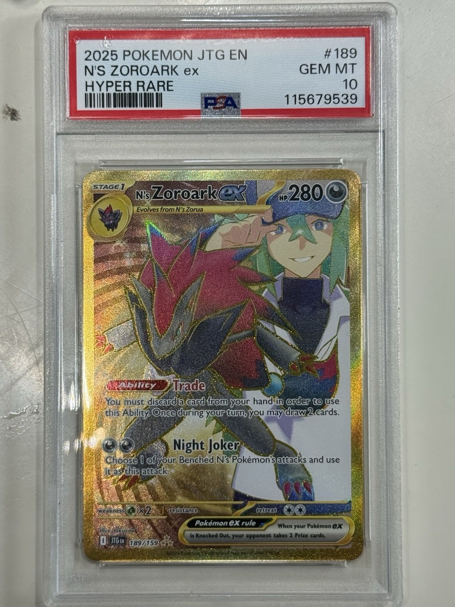 【PSA10】パーシュース N's Zoroark Ex #189 Pokemon Journey Together PSA 10 | eBay