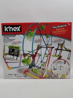 K'NEX 3 in 1 Classic Amusement Park In-A-Box 378 Pcs