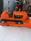 Louis Marx A Power Dual Motor Drive Giant Bulldozer With  Box Missing One Light