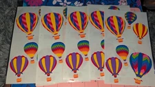 Vintage Mrs Grossmans Hot Air Balloons Lot Of 5