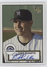 2006 Topps '52 Signatures Chris Iannetta #52S-CI Auto 0m0