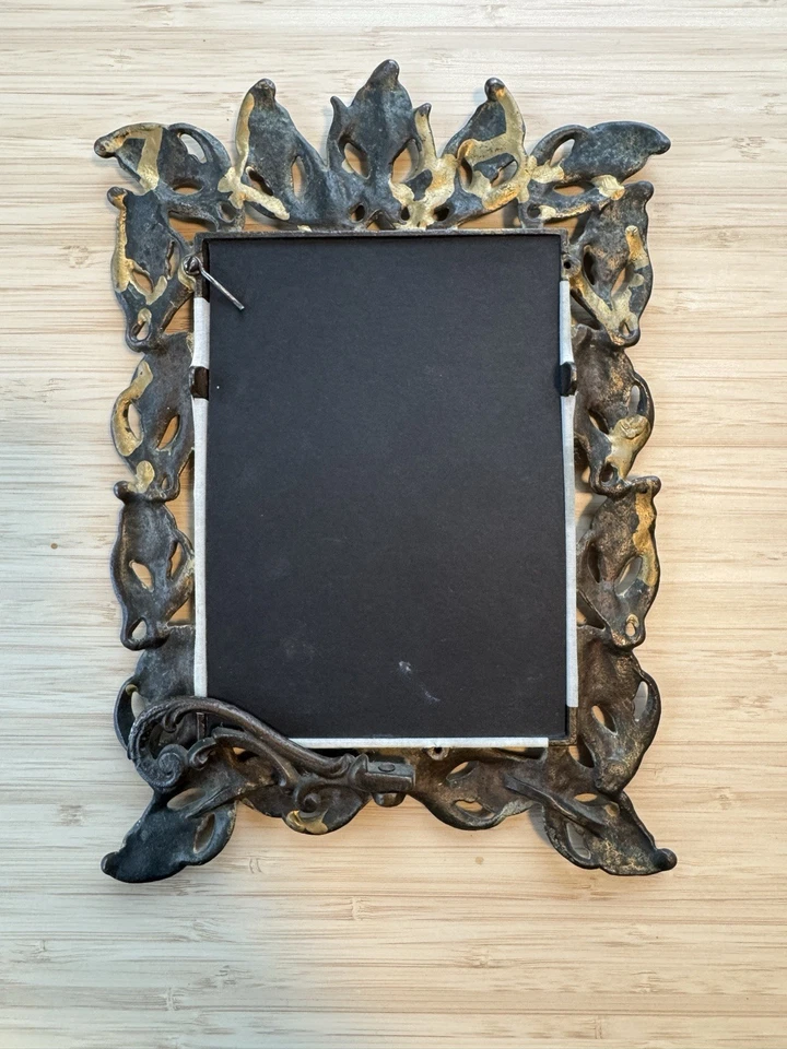 Pintura Rara Gustavo Rimada “Pequeña Friducha” Frida Khalo con Marco Antiguo Foto 2 de 3