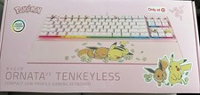 NEW IN BOX Pokemon x Razer Ornata V3 X Tenkeyless Pikachu & Eevee Edition Pink