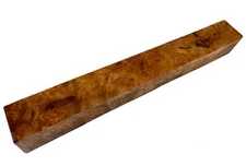 Camphor burl wood turning blank 1-7/16" x 1-7/16” x 11-3/4" (q99) dried