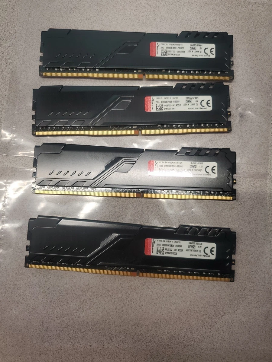 DDR4 SDRAM HyperX 32 GB Total Capacity Memory (RAM) for sale | eBay