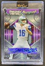 2026 Wild Card Atompunk Jared Goff Purple Marble #3/3