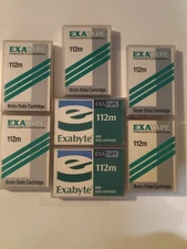 Lot Of 7 New Exabyte 112m - 8mm Data Cartridges