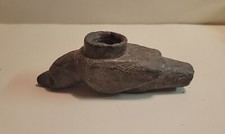 Original Archaic Native American Indian Stone Pipe; Bird Or Eagle Effigy; Adams