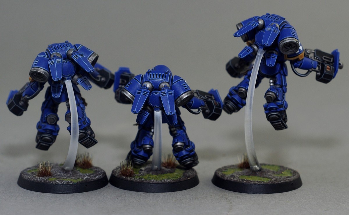 Commission Figurine Warhammer 40K – Primaris Inceptors Ultramarines – Peinte Sur Mesure