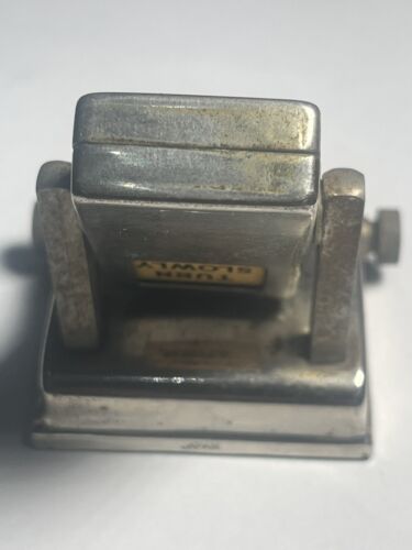 Calendario abatible de escritorio de metal perpetuo vintage de Japón funciona muy bien/San Agustín - Imagen 7 de 7