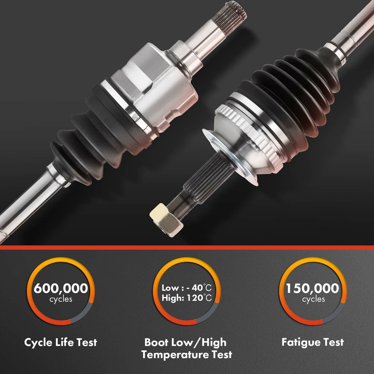 2Pcs Front Left & Right CV Axle Assembly for Toyota RAV4