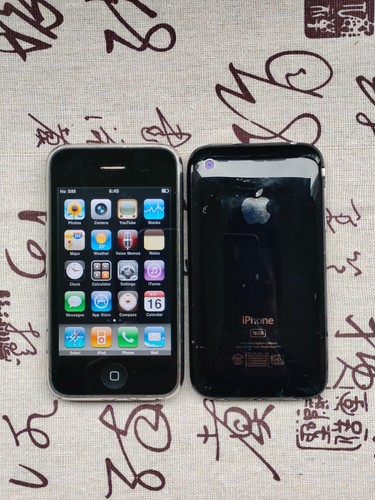 Working Apple iPhone 3GS(iPhone 3rd Gen)UNLOCKED 16GB Black/White Rare ios 3 - Afbeelding 3 van 10
