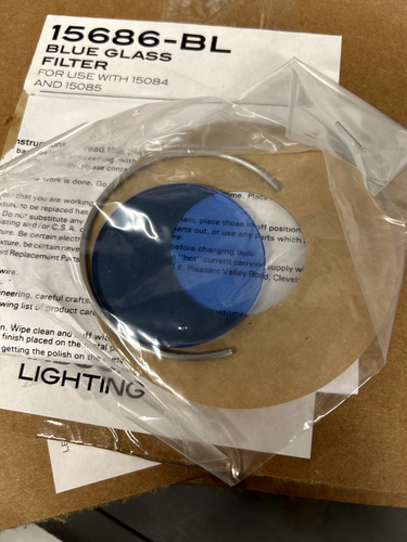 Kichler 15686BL Blue Lens Filter - Picture 2 of 2