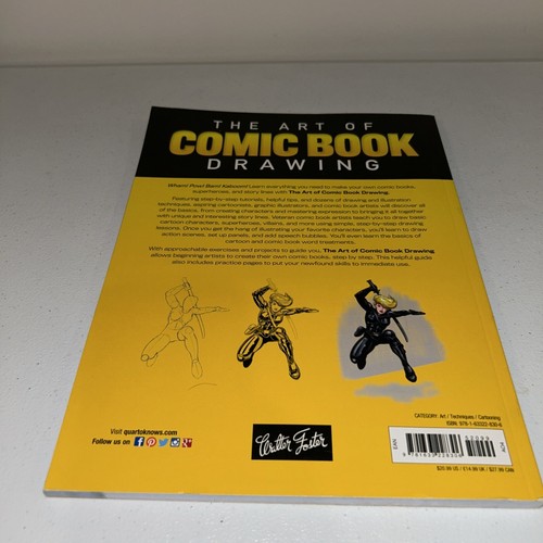 The Art of Comic Book Drawing Illustration How To Guide Walter Foster - Picture 6 of 8
