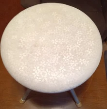 Vintage Vanity Stool Chair Hollywood Regency Great Condition! 