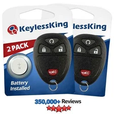 2 New Remote Start Keyless Entry Remote Key Fob Clicker Transmitter for 15114374