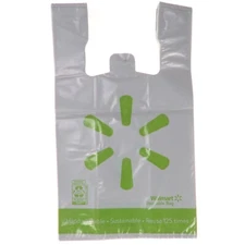 NEW 36-Pack Walmart Green Spark Heavy Duty Reusable Plastic Grocery Bags