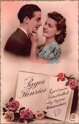 Antique Postcard France  Early 1951  My Dear Man