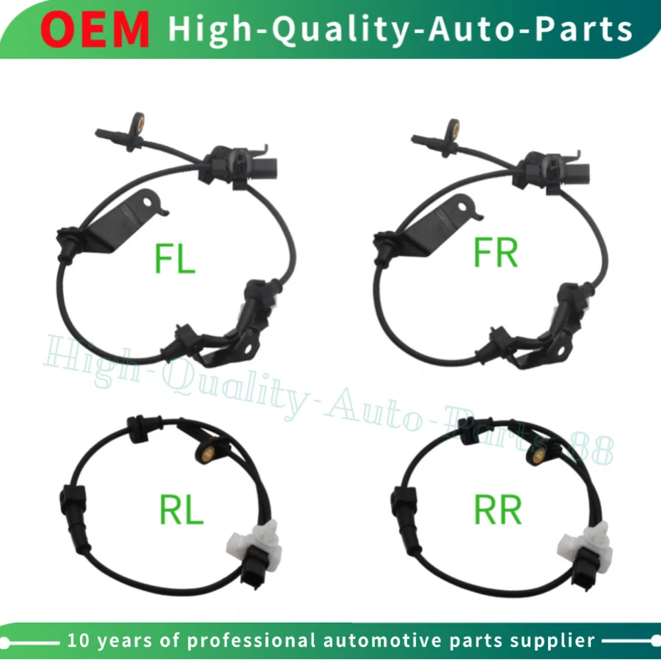 Juego de 4 sensores de velocidad de rueda ABS para Honda Accord 2008-2012 Acura TSX 2009-2014 Foto 2 de 4