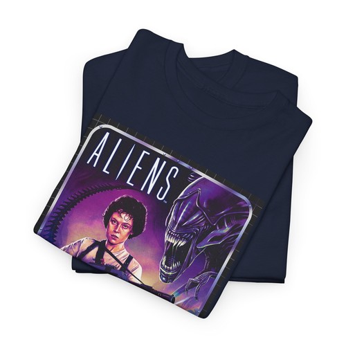 Aliens 1986 Ridley Scott Movie T shirt Unisex Heavy Cotton Tee - Picture 25 of 34