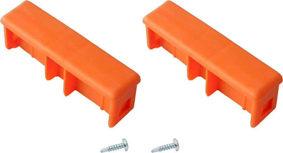 Kopfstopfen 97 x 25 mm orange 2 Stück Krause 211224 für MONTO Sprossenleitern - Bild 3 von 4