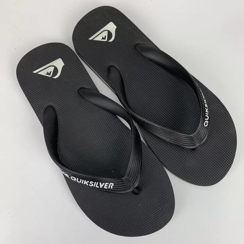 Quiksilver flip store flops black