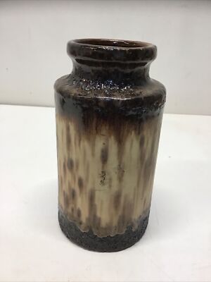 Vintage Scheurich-Keramik Fat Lava Glaze Vase 203-18 West Germany