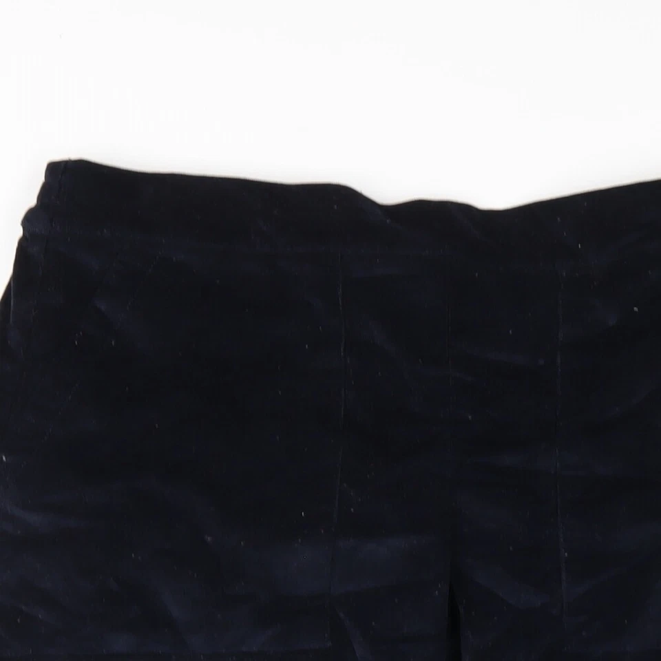 Cotton Traders Womens Blue Cotton A-Line Skirt Size 14 - Image 3 of 4