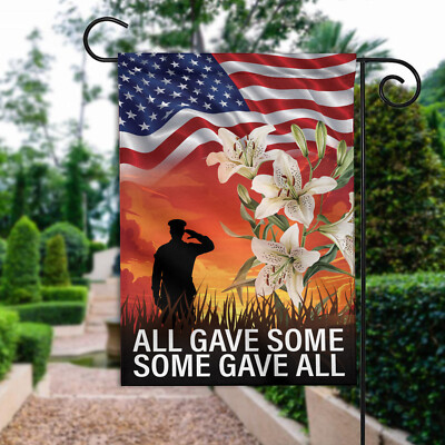 Memorial Day Flag, Remember Honor Flag, Veteran All Gave Some Some Gave All Flag