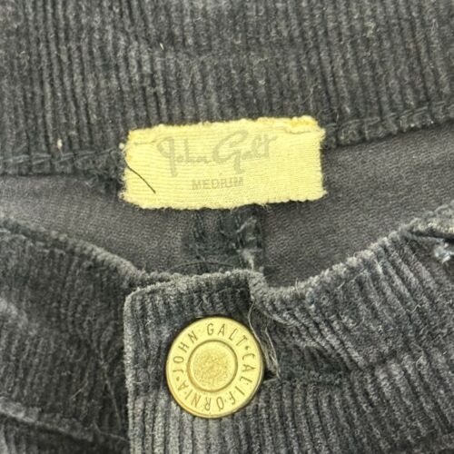 Brandy Melville John Galt Navy Corduroy High Waist Slim Leg Pants M EUC B65 - Picture 4 of 6