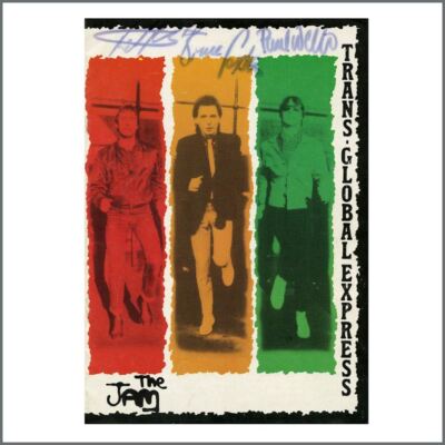 The Jam Trans Global Express Signed 1982 Concert Programme (UK)