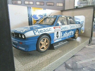 BMW M3 E30 DTM Touringcar BTCC #4 Harvey Labatt´s 1991 NEU Solido 1:18