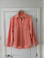 Laurel Escada Coral Shirt Size Eur 36 Fit 10 12 Uk *flaw*