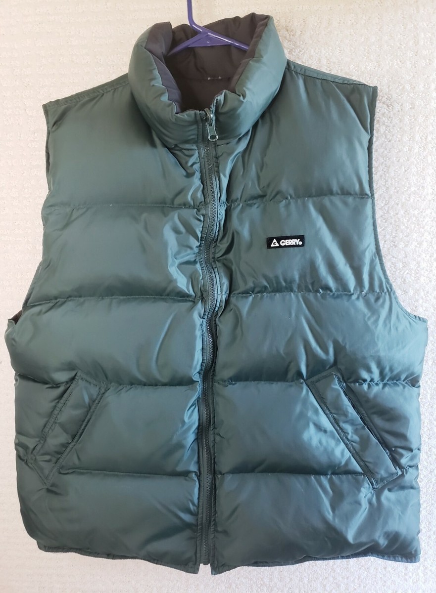 L'Appartement【GERRY/ジェリー】DOWN VEST Gerry Quilted Down Puffer Vest Hood Black Womens Small Full