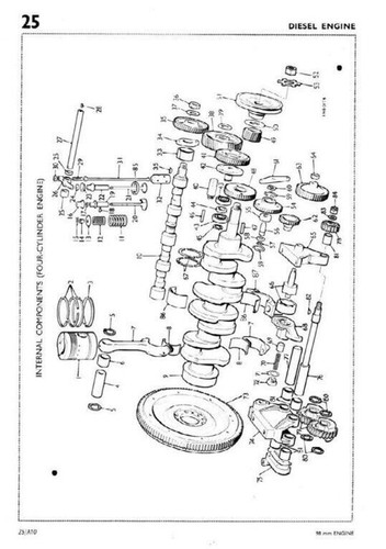 Leyland 98mm Engines Workshop Manual - Picture 3 of 4