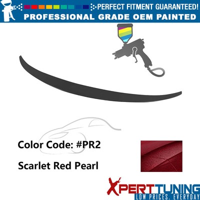 For 11-15 Hyundai Elantra (Avante MD) Euro Style Trunk Spoiler Wing Lip #PR2 Red