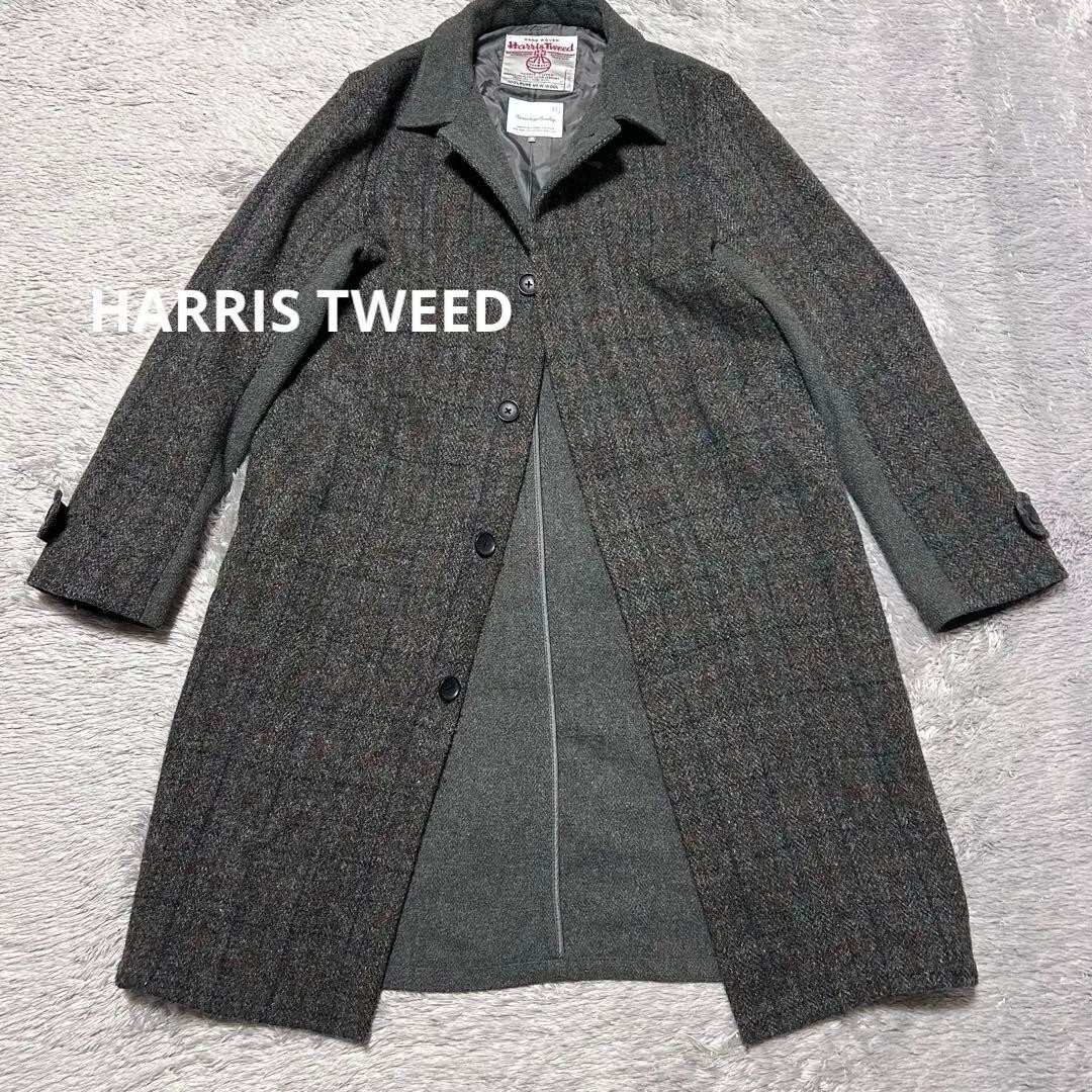 Harris Tweed Seven Days Sunday Balmacaan Coat Men's Size L Harris Tweed Seven Days Sunday Balmacaan Coat Men's Size L