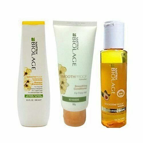 MATRIX Biolage Advanced Smooth Proof Shampoo Conditioner & Deep Smoothing Serum