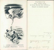 VARAZZE 13 AGOSTO 1939 SANTINO DELL'ANGELO CON DEDICA NOVECENTESCA  -RIF.5210