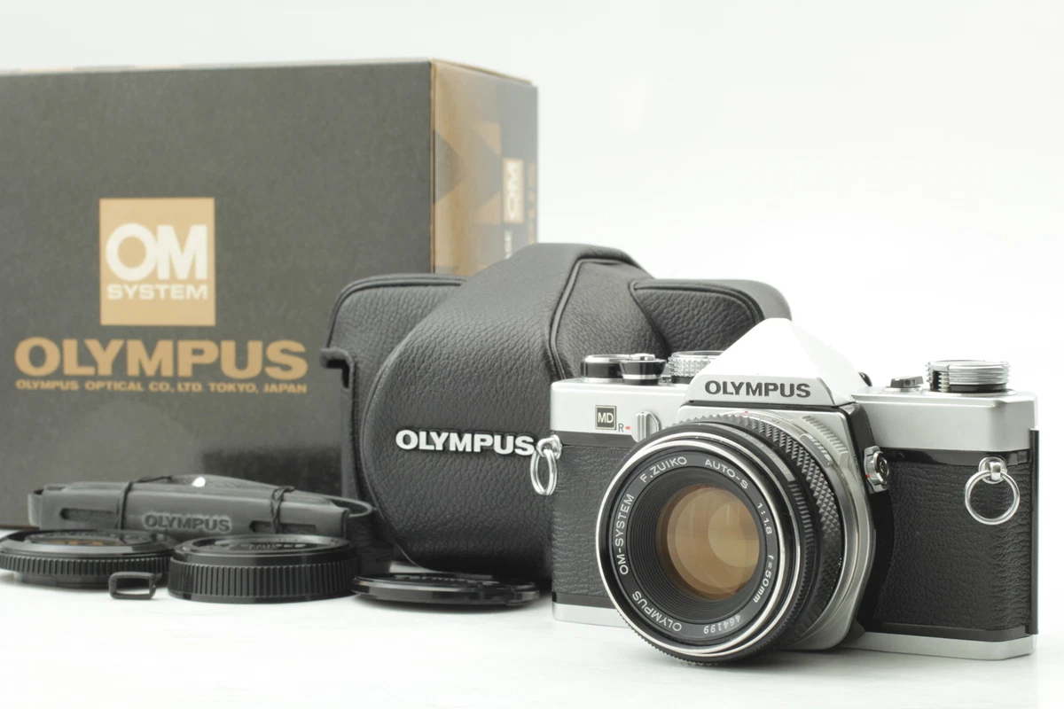 APP Exc+5 w/ Box】 OLYMPUS OM-1 MD SLR + F.ZUIKO AUTO-S 50mm f1.8
