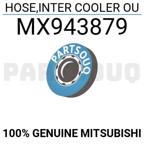 MX943879 Genuine Mitsubishi HOSE,INTER COOLER OU | eBay