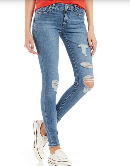 levi's 710 super skinny mid rise