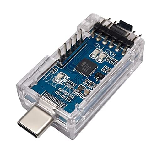 DSD TECH SH-U09B3 Adattatore Seriale da USB Tipo C a TTL con Chip CP2102N (d9t)