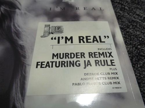 J-Lo Jennifer Lopez I'm Real 12" VINYL - Picture 2 of 3