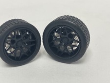 118 Ab Models Wheels And Tires Set Sky Forged Wheels Matte Black Ab1009