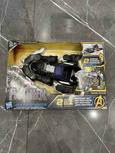 Marvel Black Panther 2 In 1 Panther Jet NWT