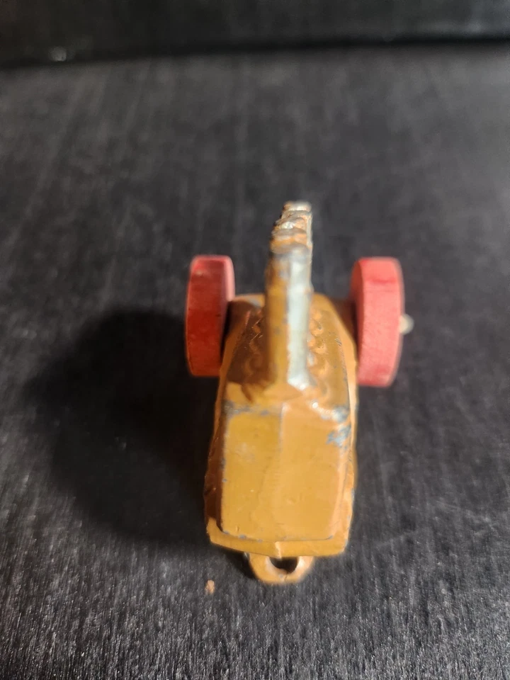 MANOIL VINTAGE 1930s M105 LEAD TOY 5 BARREL ANTI-AIRCRAFT ARTILLERY WOOD WHEELS - Image 4 of 4