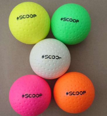6er Pack SCOOP X-Treme Hockey Dimple Street-Balls Hockeyball Schaumstoff TOP 