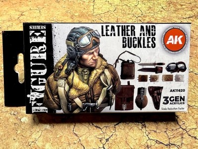 AK Interactive Leather and Buckles 3Gen Acrylic Paint Set Figure NEW AK11620